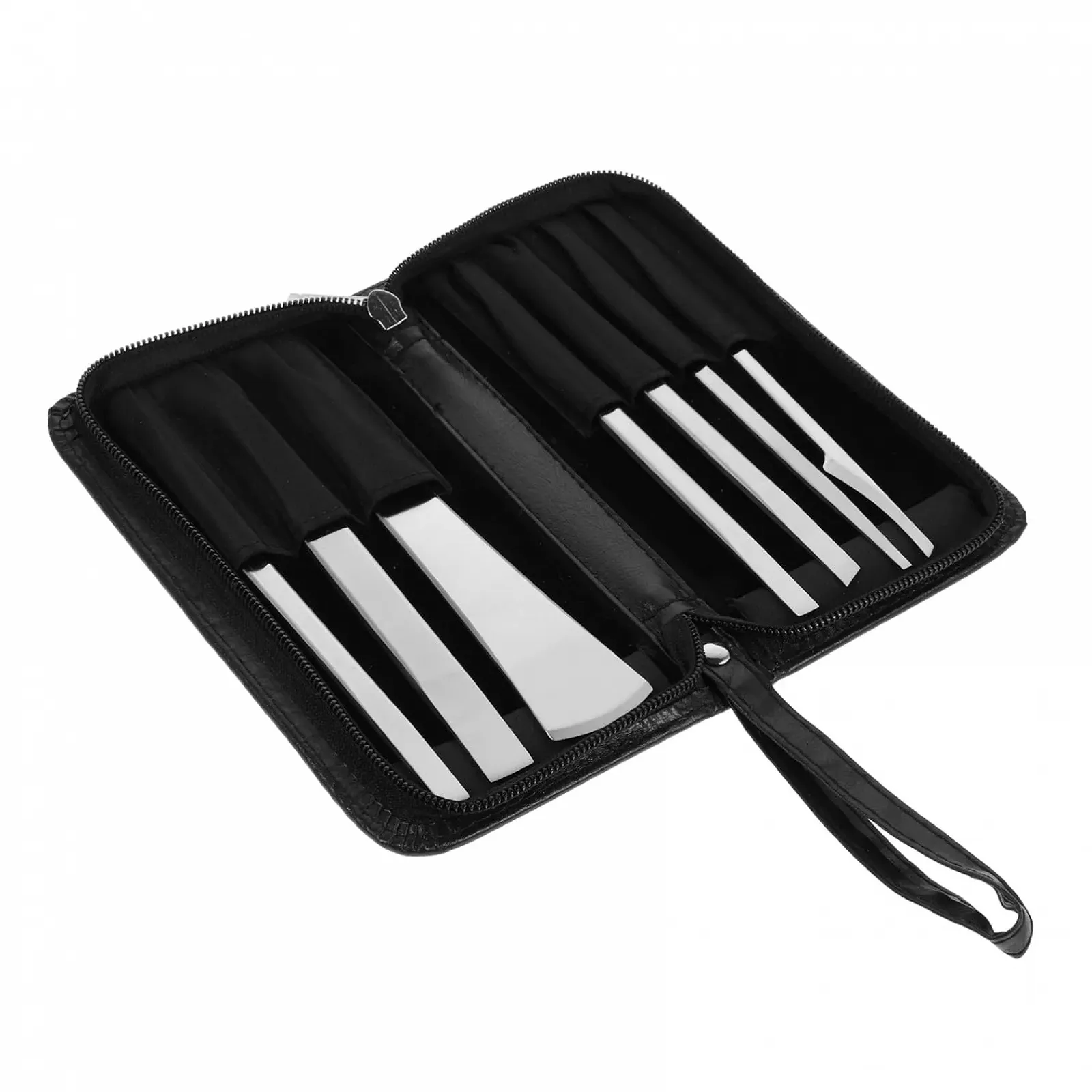 Набор для педикюра CALLARON Инструменты для удаления ороговевшей кожи для дома и салона Praktische Pu-tasche, фото №1 Набор для педикюра CALLARON Инструменты для удаления ороговевшей кожи для дома и салона Praktische Pu-tasche, фото №1