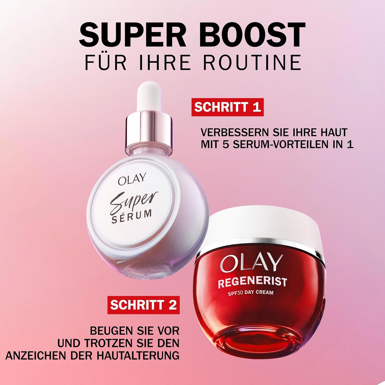 Денний крем для обличчя Olay Regenerist Day Cream Face SPF30 Антивіковий та зміцнюючий з ніацинамідом та пептидами 50 мл, фото №8 Денний крем для обличчя Olay Regenerist Day Cream Face SPF30 Антивіковий та зміцнюючий з ніацинамідом та пептидами 50 мл, фото №8