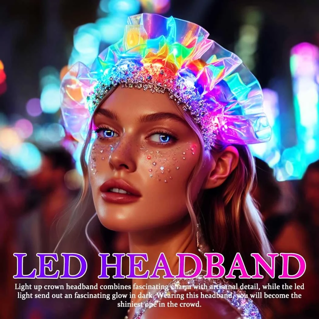 Обруч Корона С Днем Рождения LED, фото №7 Обруч Корона С Днем Рождения LED, фото №7