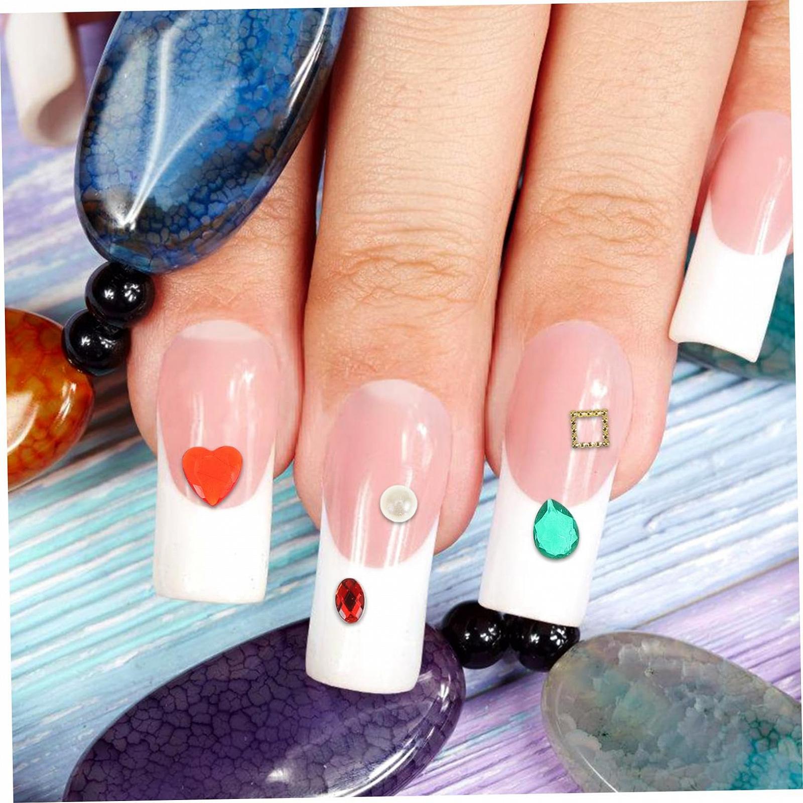 Стрази для нігтів Мікс Стилів (6 коробок, 12 відділень), фото №5