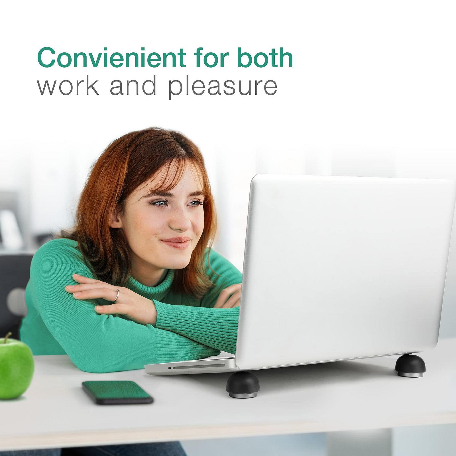 Подставка для ноутбука CELLONIC с вентилятором - Эргономичная подставка-охладитель 3-в-1, фото №7