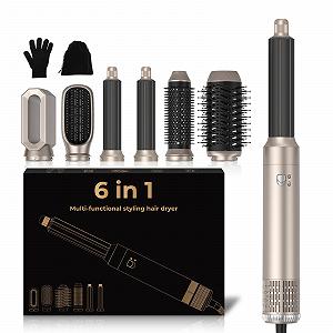 Фен-щетка MogaWave Airstyler Pro 1000 W 60000 RPM 6 в 1 - Фото 1