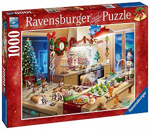 Пазл Ravensburger Christmas Bakery 17563 1000 деталей Рождественский synthetic.ua - Фото 1