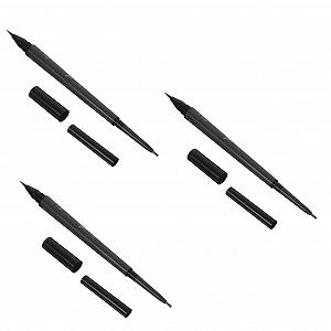 Карандаш Ipetboom для бровей 3-в-1 Темно-коричневый Пластик - Фото 1