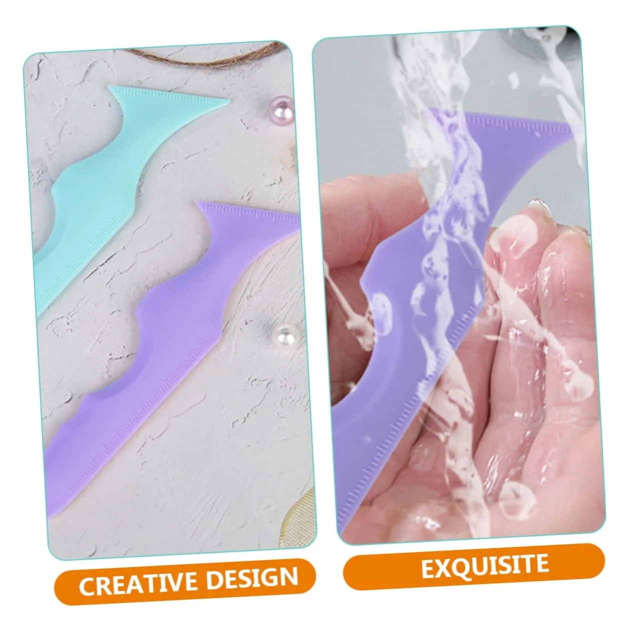 Трафареты для подводки глаз Beaupretty 10 шт. силиконовые, фото №6