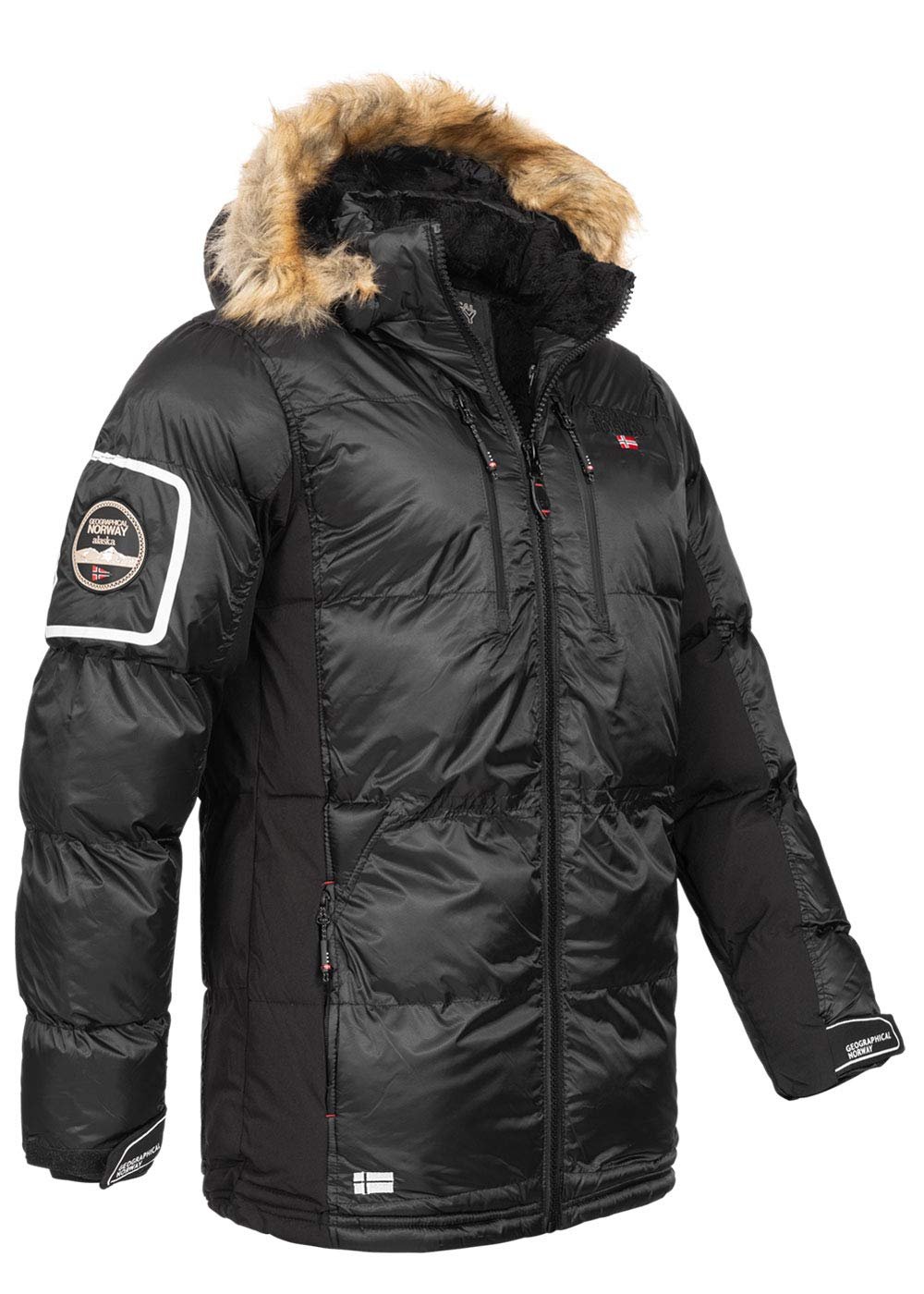 Мужская зимняя куртка-парка с капюшоном Geographical Norway H-261, фото №3