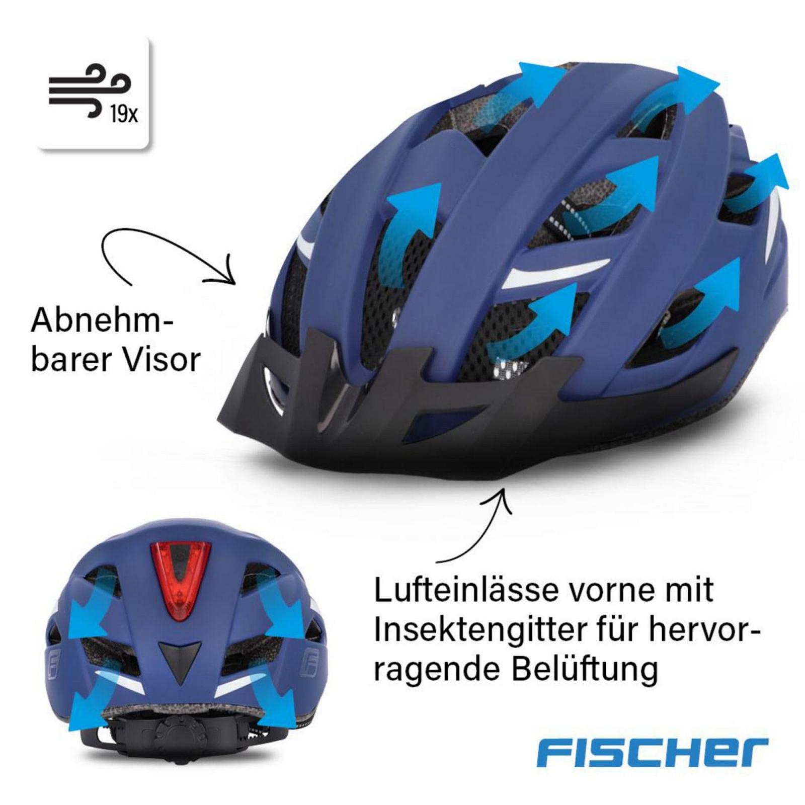 Шолом Fischer Urban Plus з LED-підсвічуванням, фото №4