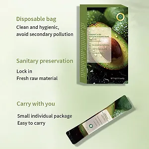 Зволожувач для обличчя, Purifying Face Pack, живильний засіб для очищення пор, зволожуюча формула, 12 шт synthetic.ua - Фото 1