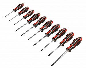 Набор отверток Sealey GripMAX TRX-Star Красный (10 шт) - Фото 1