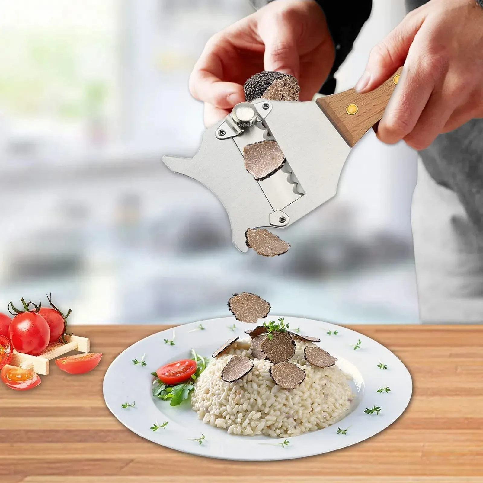 Слайсер Agatige для трюфелів з нержавіючої сталі, фото №7 Слайсер Agatige для трюфелів з нержавіючої сталі, фото №7