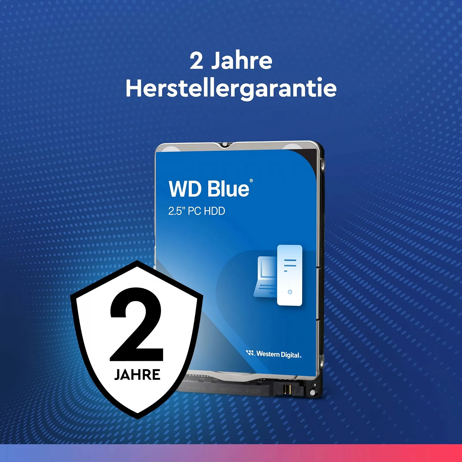 Жесткий диск Внутренний WD Blue 1ТБ 2.5" 5400 RPM SATA 6 Гбит/с 128 МБ Cache, фото №5