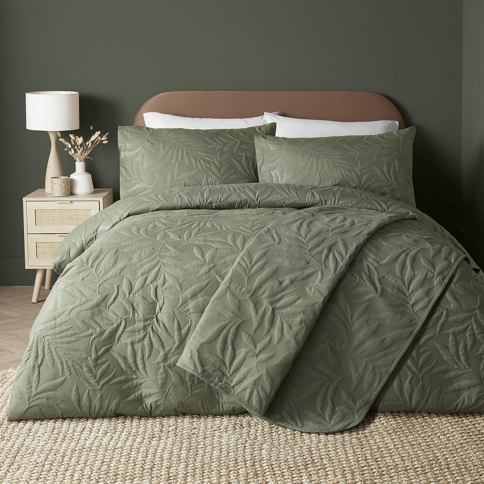 Покривало Ліст Ембоссд Serene Luana Collection (230 x 200 см) М'яка Мікрофібра, фото №3