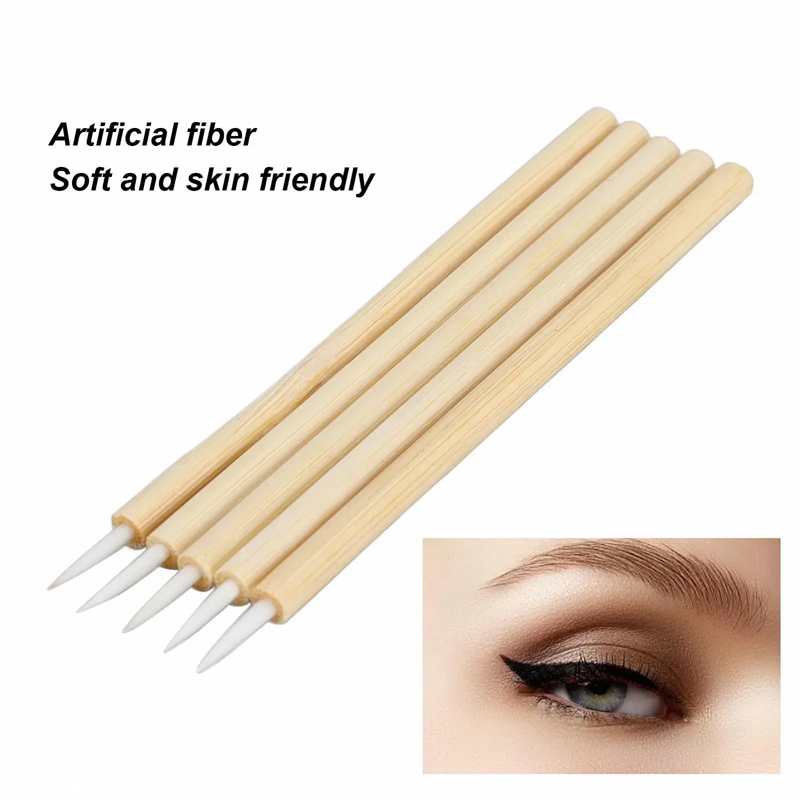 Одноразовый аппликатор для подводки для глаз HUSHUI с ультратонким кончиком, фото №6 Одноразовый аппликатор для подводки для глаз HUSHUI с ультратонким кончиком, фото №6