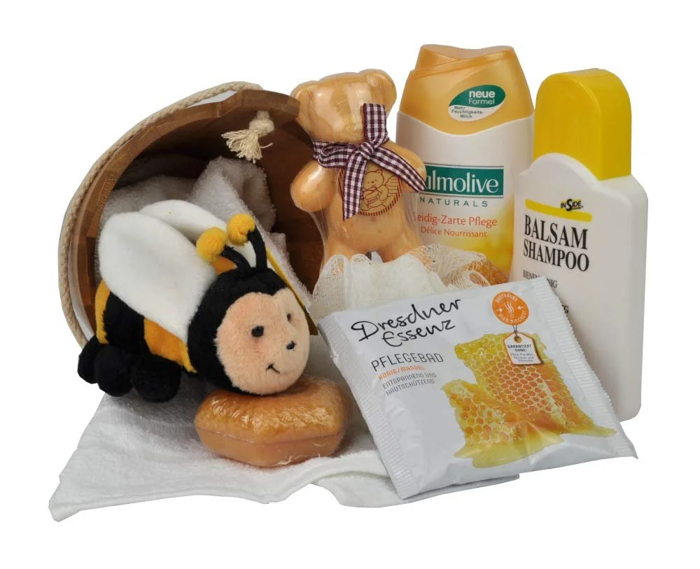 Набір Palmolive Мед Гель для душу, шампунь Бджілка Мед, ванна Мед та різне медове мило, фото №1