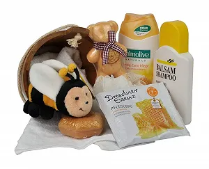 Набір Palmolive Мед Гель для душу, шампунь Бджілка Мед, ванна Мед та різне медове мило - Фото 1