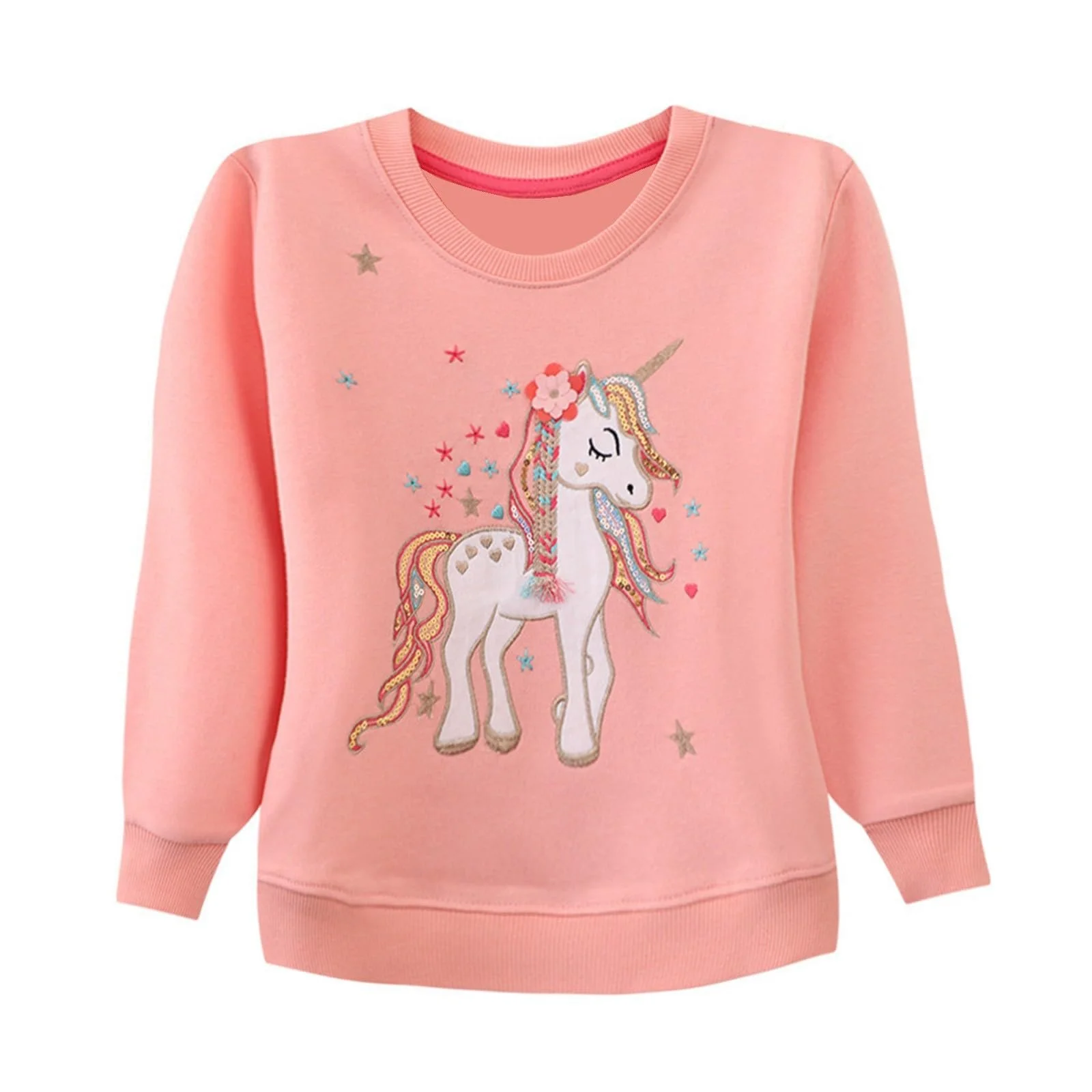 Детский свитшот Generisch, розовый, фото №3