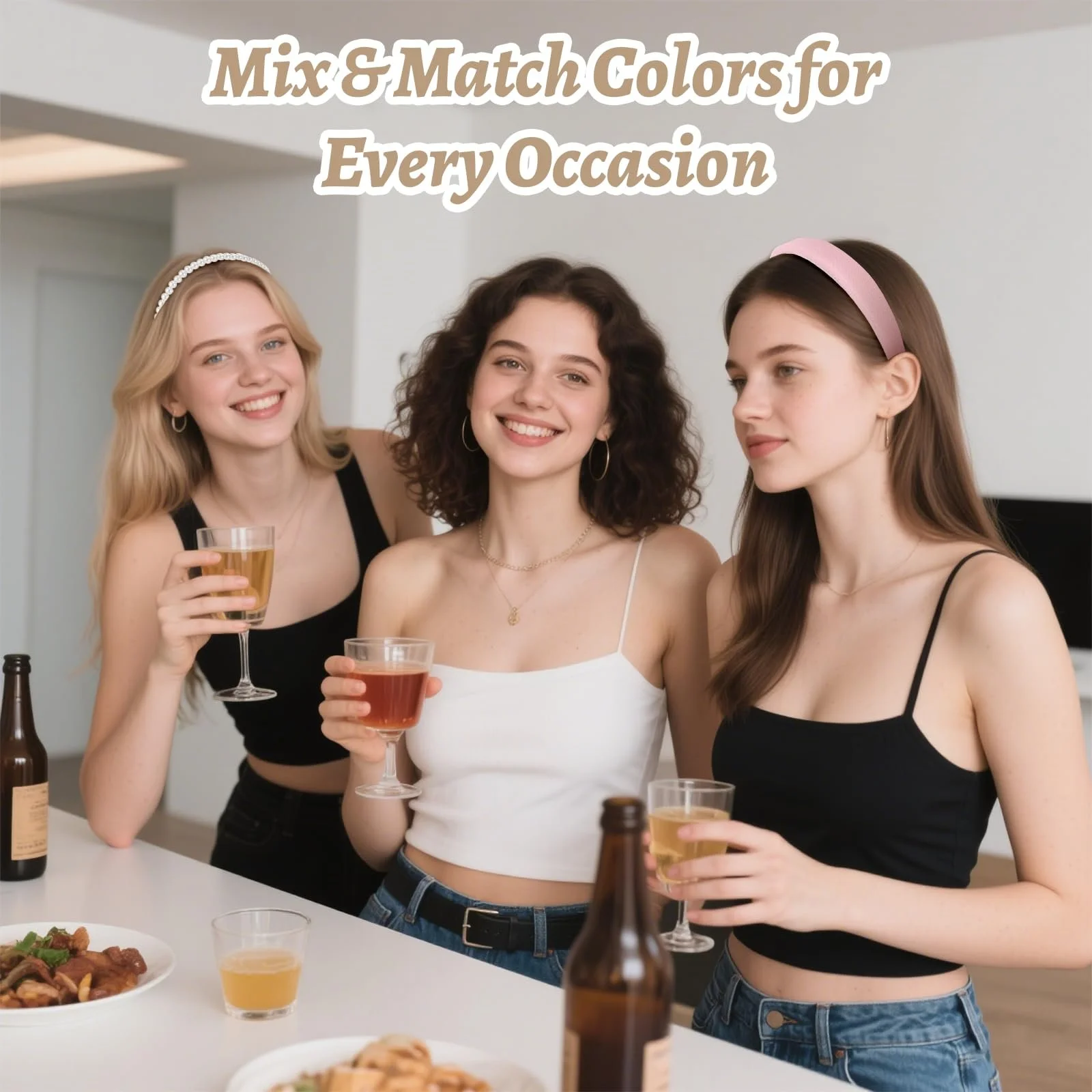 Набор женских обручей для волос., фото №7