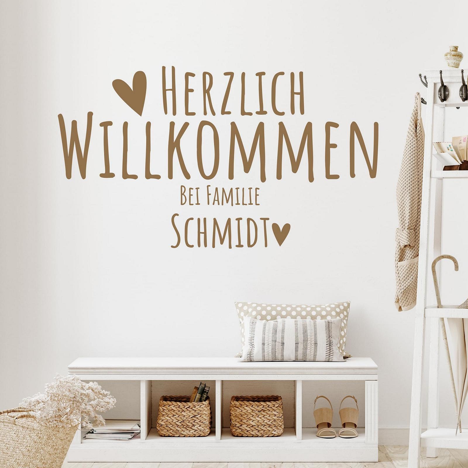 Наклейка на стіну GRAZDesign Welcome to Family Персоналізована 99 x 57 см 071 Сірий, фото №3
