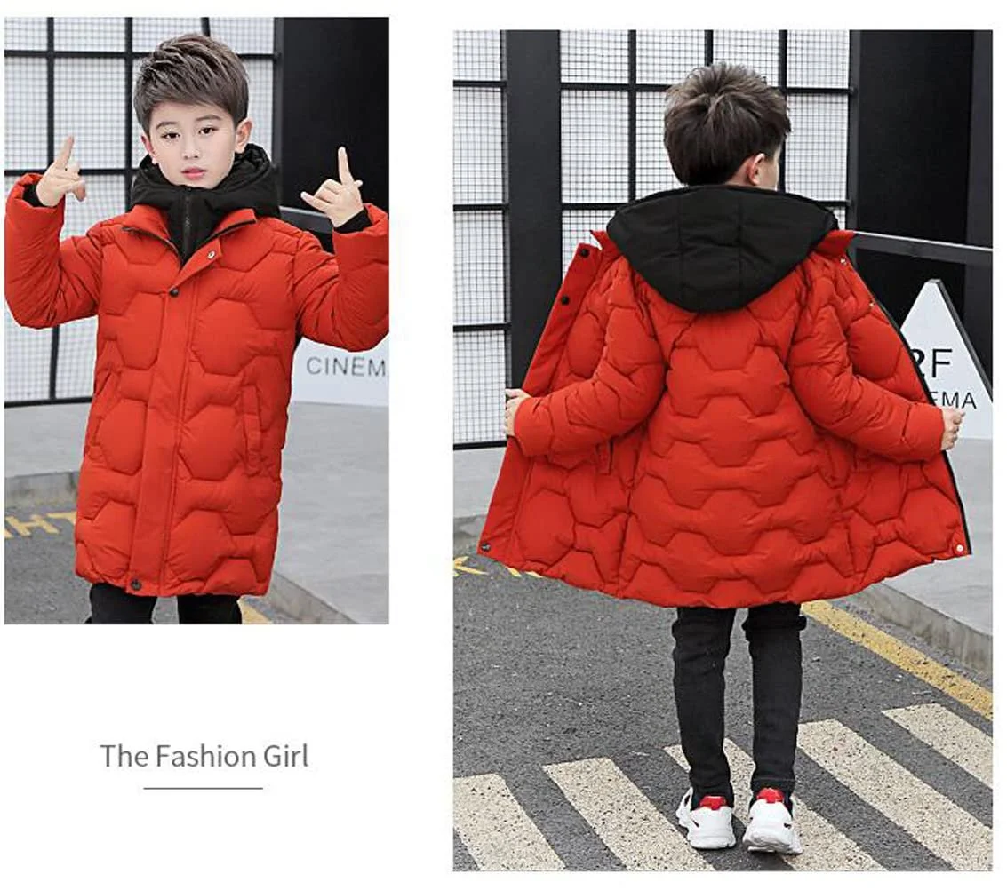 Куртка зимова Nemopter для хлопчиків, утеплена, середньої довжини, з капюшоном, дитяча парка, фото №3 Куртка зимова Nemopter для хлопчиків, утеплена, середньої довжини, з капюшоном, дитяча парка, фото №3