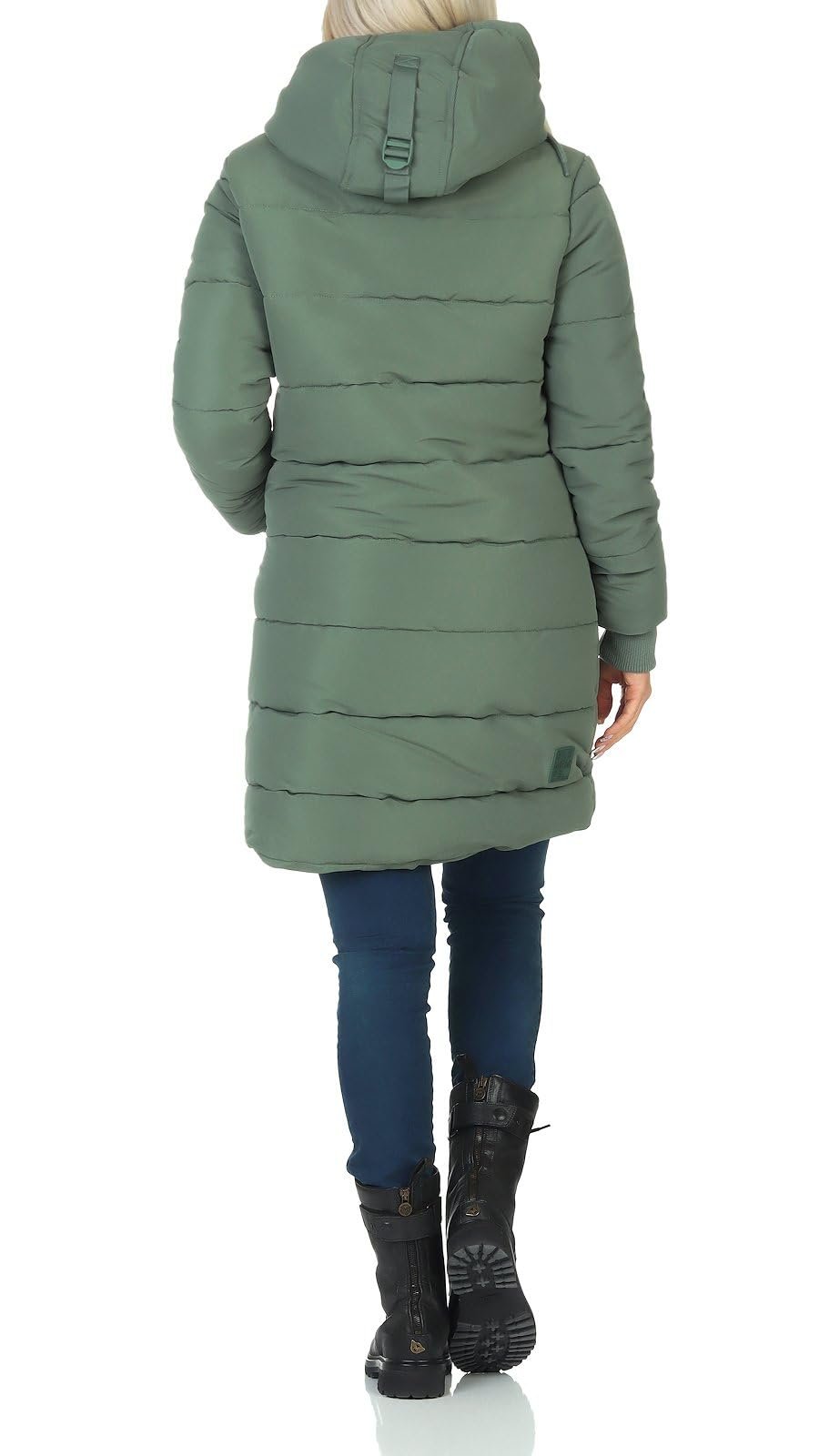 Куртка стеганая зимняя с капюшоном Eight 2 Nine LETN-068 женская, фото №4 Куртка стеганая зимняя с капюшоном Eight 2 Nine LETN-068 женская, фото №4