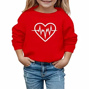 Толстовка для дівчинки з графічним принтом synthetic.ua - Фото 1