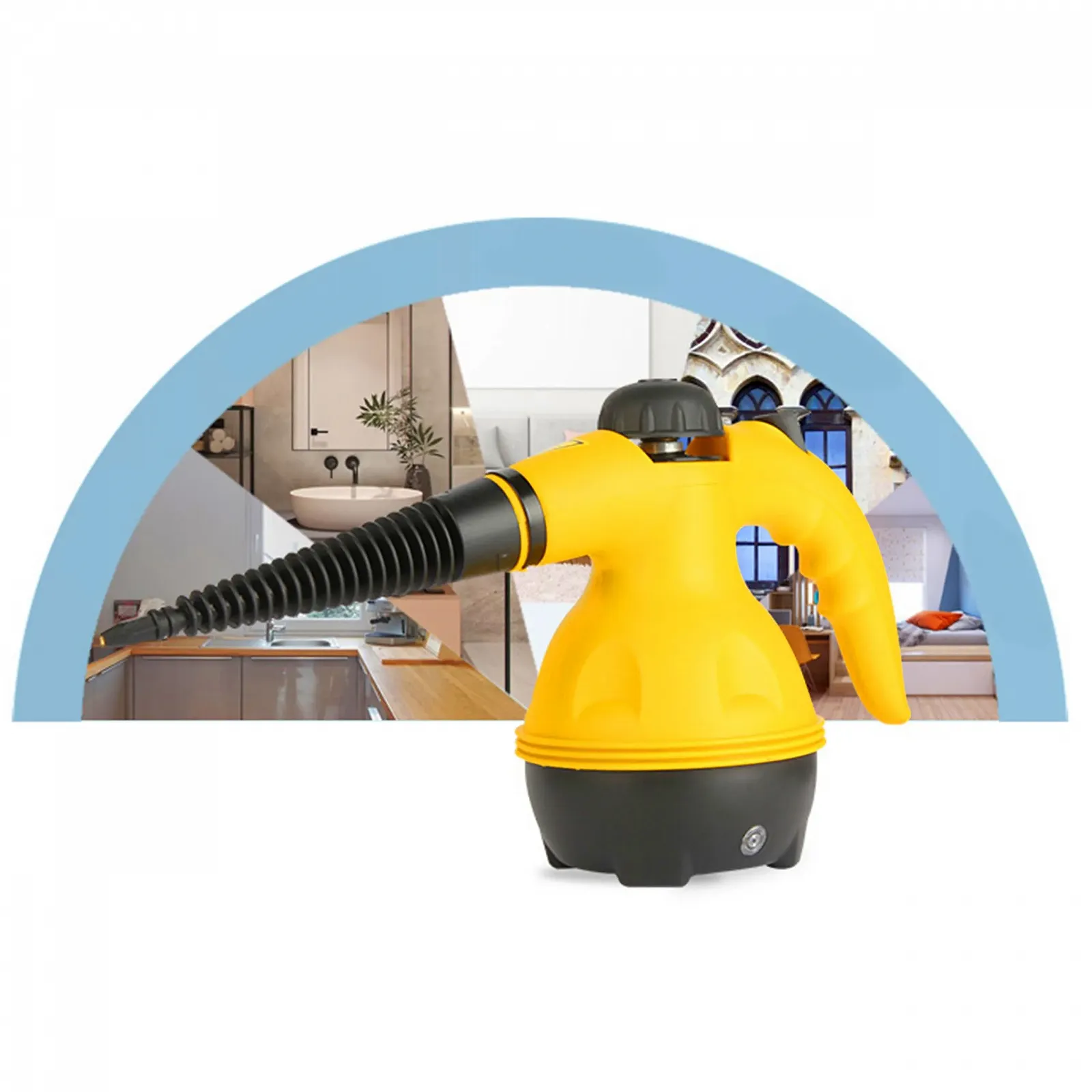 Ручний пароочисник Retoo 450 мл, 900 Вт, жовтий, фото №5 Ручний пароочисник Retoo 450 мл, 900 Вт, жовтий, фото №5