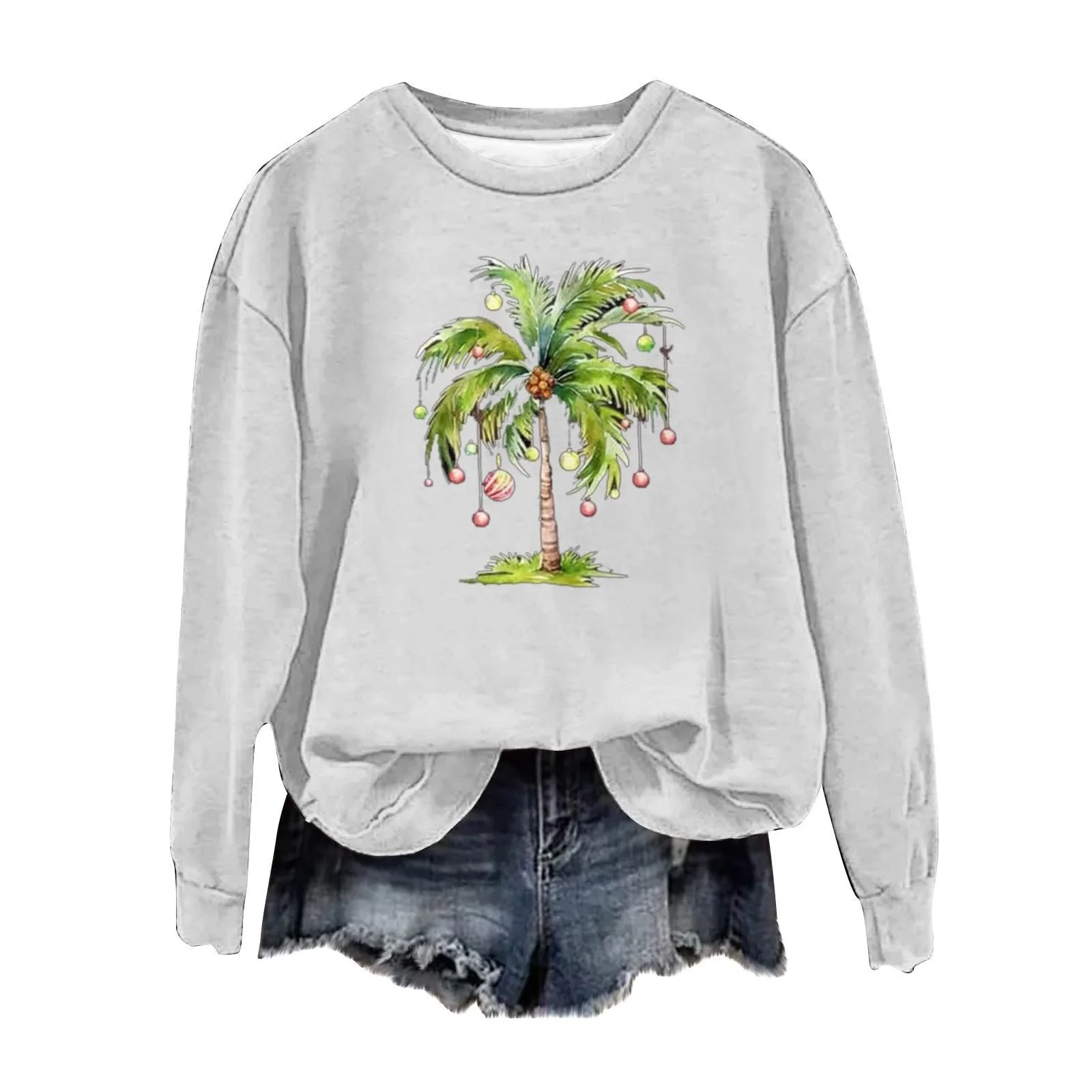 Жіночий світшот Різдвяний принт, фото №4