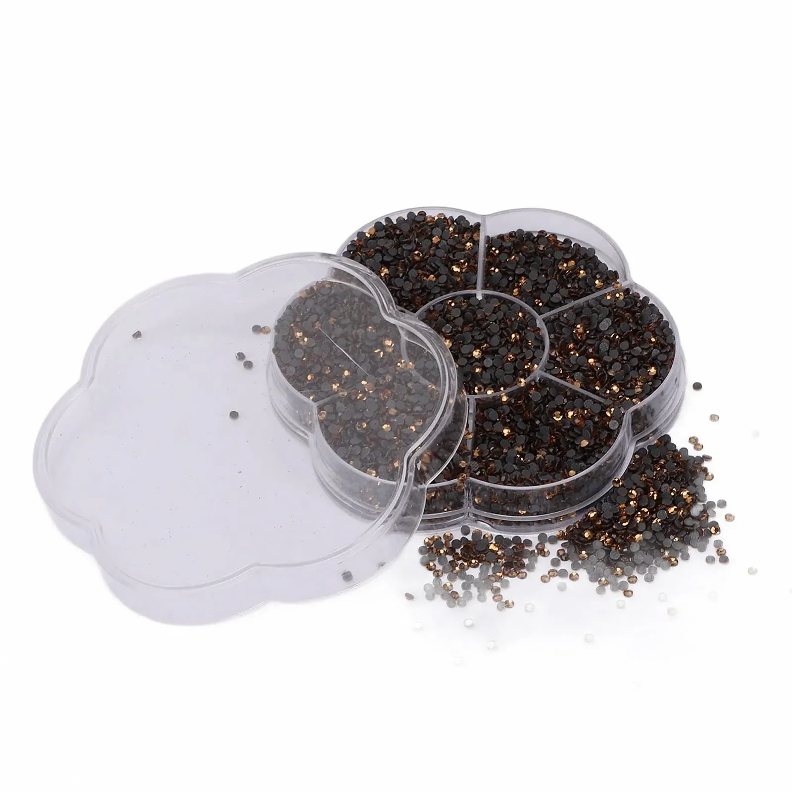 Стразы Круглые Стеклянные Декоративные S601-Crystal Yellow, фото №8