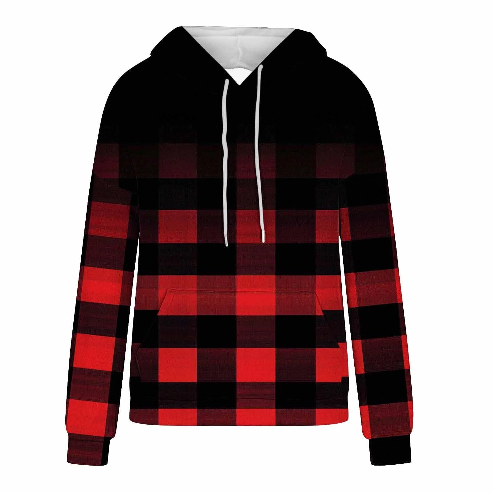 Худи Komiseup Oversized Винтажный Полосатый Принт 04, фото №4