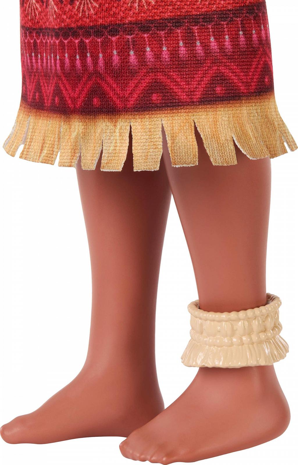 Кукла Mattel Disney Moana 2 Moana с 2 аксессуарами, съёмная одежда с ожерельем и браслетом на ногу, вдохновлённая фильмом, фото №5