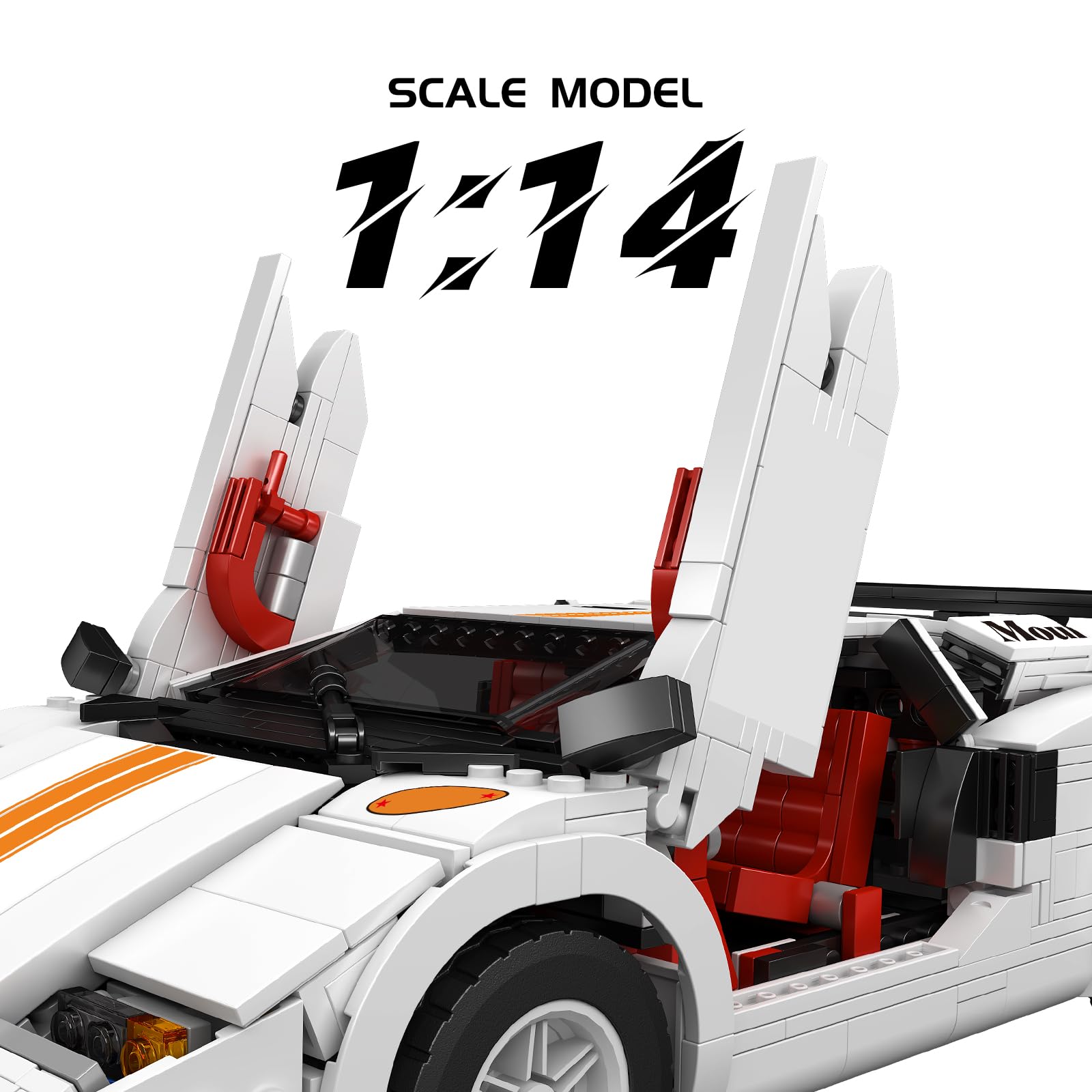 Конструктор Mould King MOC Technology Автомобиль Спортивный Кабриолет Набор 1349 Деталей, фото №5