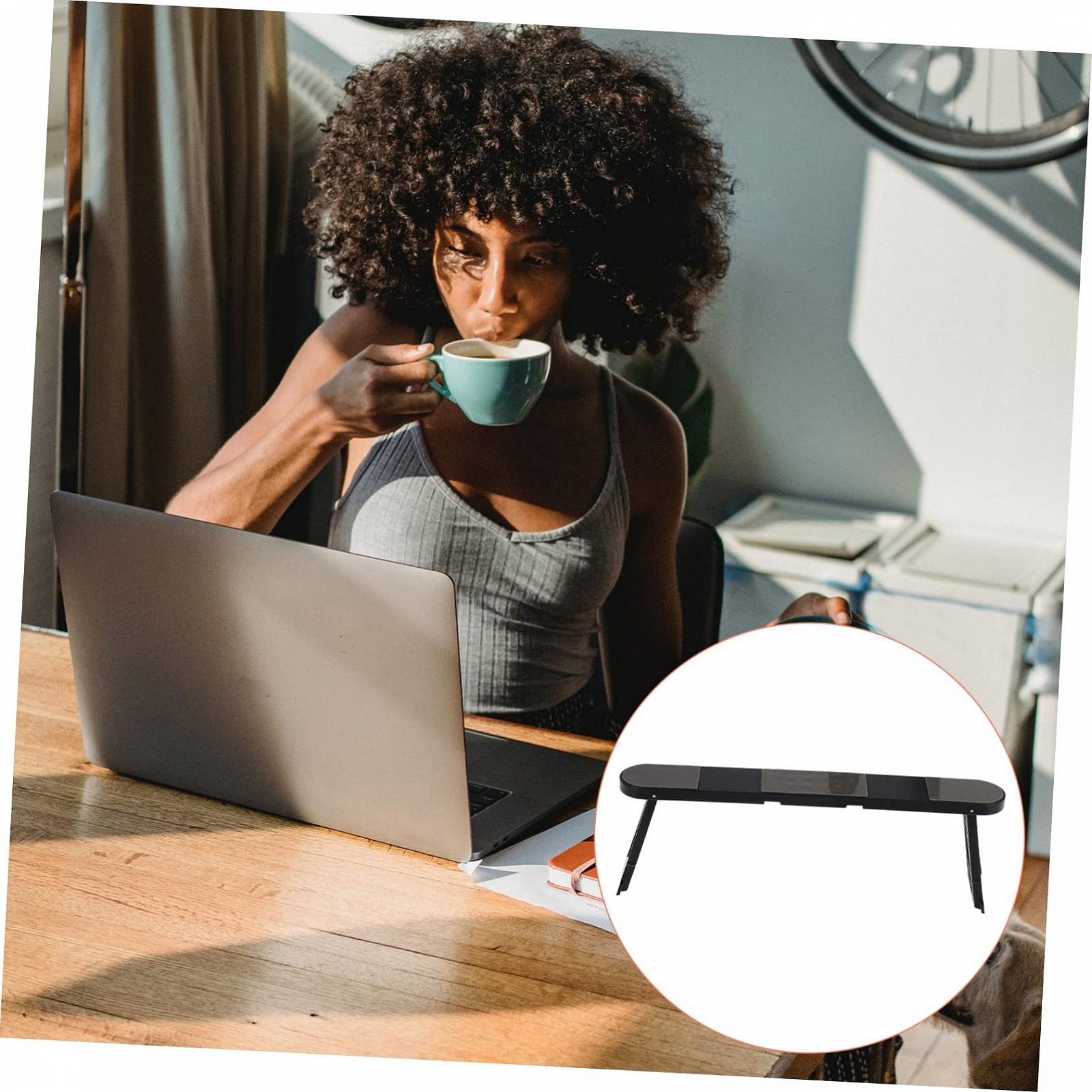 Підставка для ноутбука NUOBESTY складана Портативна Компактна та стабільна для планшетів і ноутбуків, фото №3