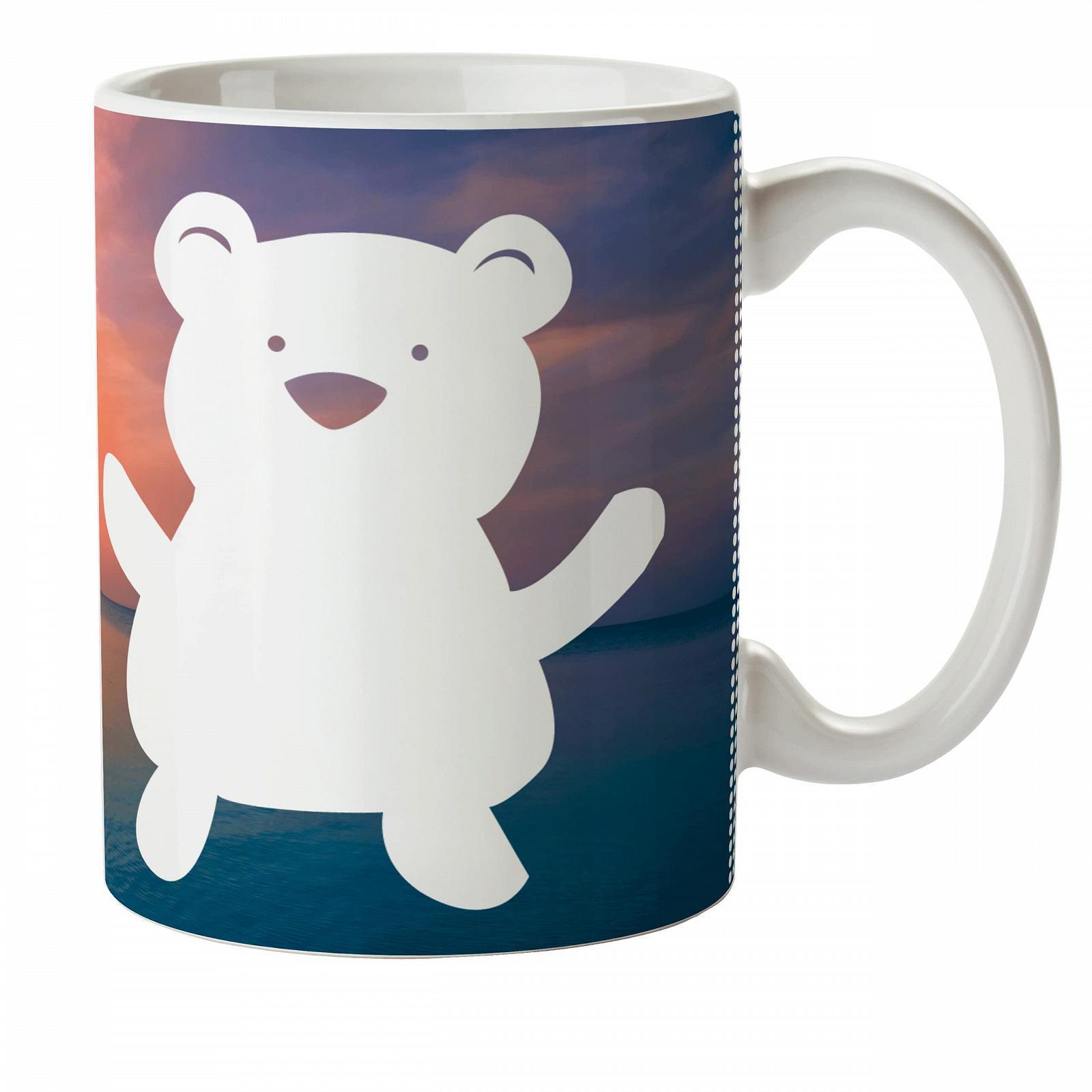 Кружка Детская Mr. & Mrs. Panda Мишка без бантика 80 мм x 90 мм x 80 мм, фото №1