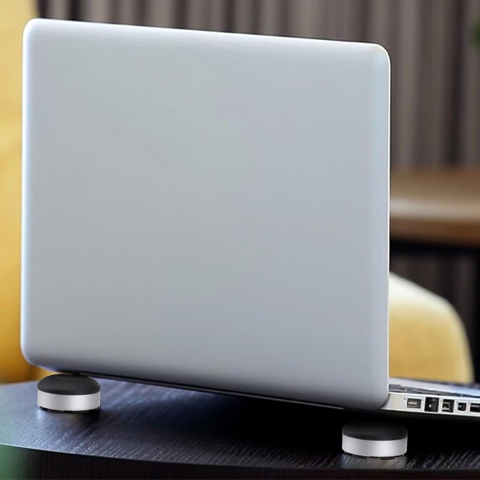 Підставка для ноутбука Holibanna Ергономічна з нековзким захищеним від подряпин дизайном Чорний, фото №4