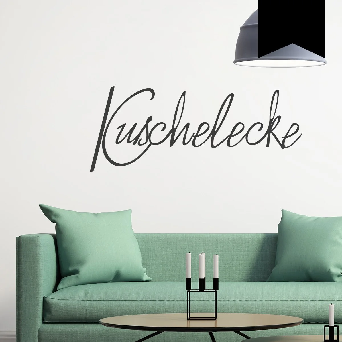 Наклейка на стену Wandkings Cuddle Corner 50 x 20 см Черная, фото №1