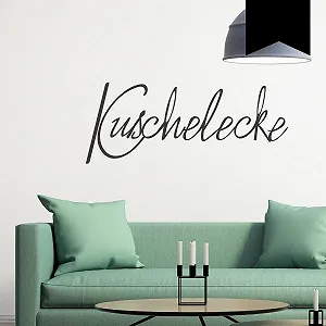 Наклейка на стіну Wandkings Cuddle Corner 50 x 20 см Чорна - Фото 1