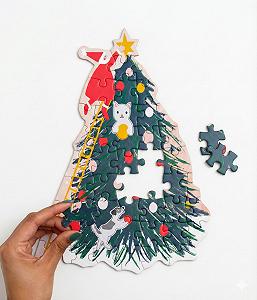 Пазли Talking Tables Christmas Tree Shaped 50 елементів 18.5 x 28 см - Фото 1