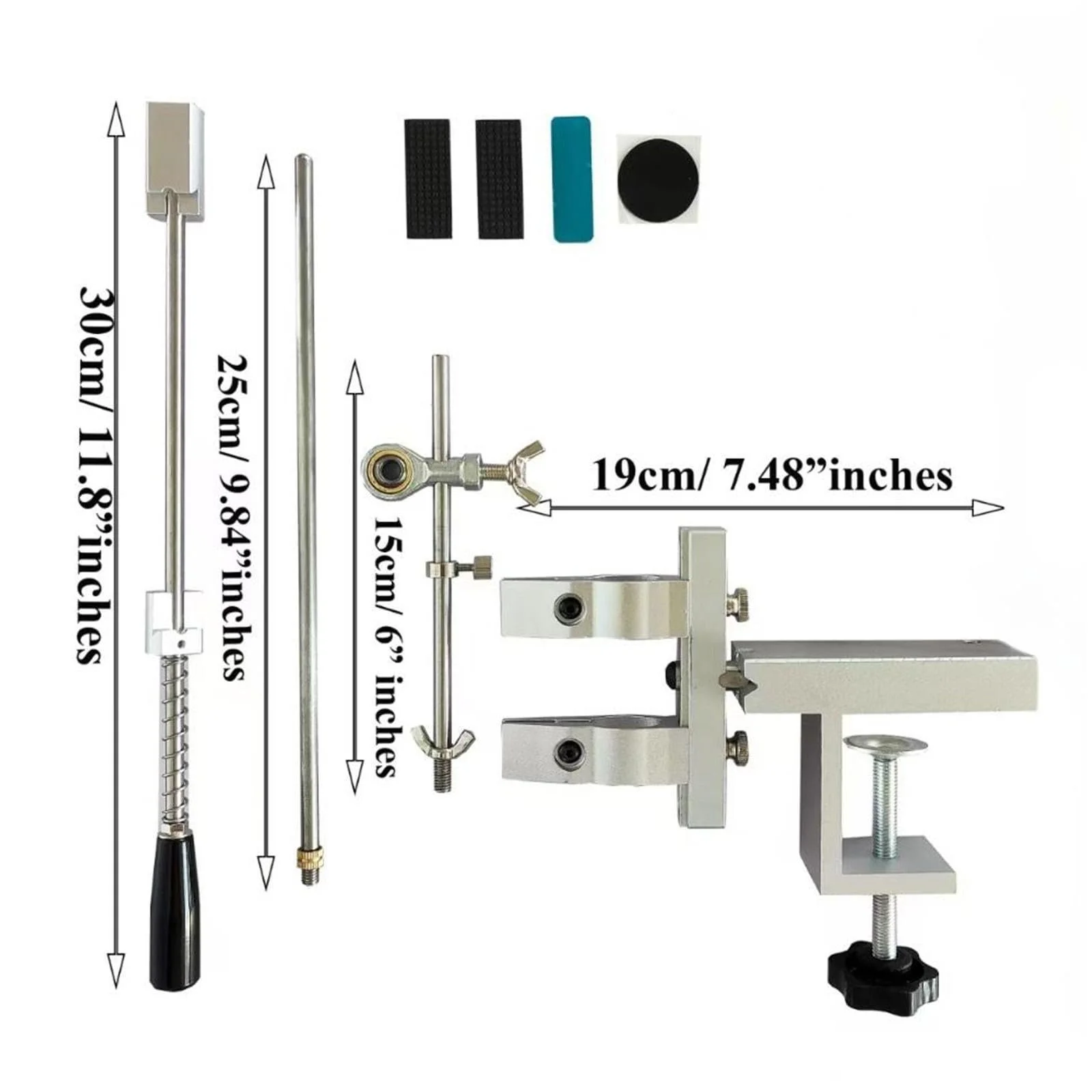 Устройство для заточки ножей Складное регулируемое с точильными камнями Набор B, фото №7