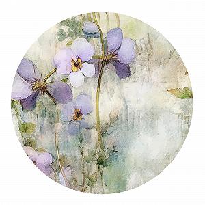 Наклейка на стіну GRAZDesign Vintage Round Texture 57 x 57 см synthetic.ua - Фото 1