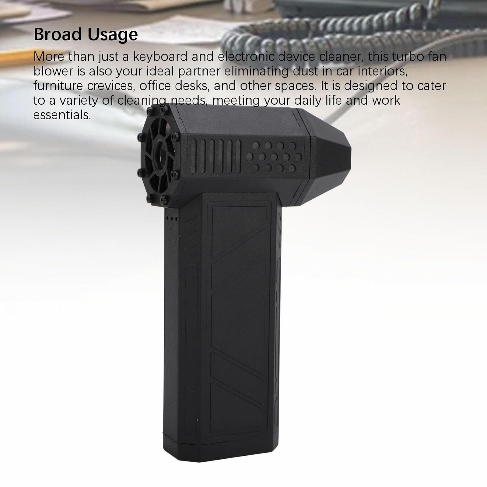 Электрический очиститель воздуха Haofy мощный беспроводной 120 000 об/мин Черный, фото №2