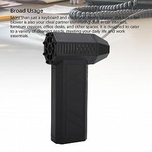 Электрический очиститель воздуха Haofy мощный беспроводной 120 000 об/мин Черный synthetic.ua - Фото 1