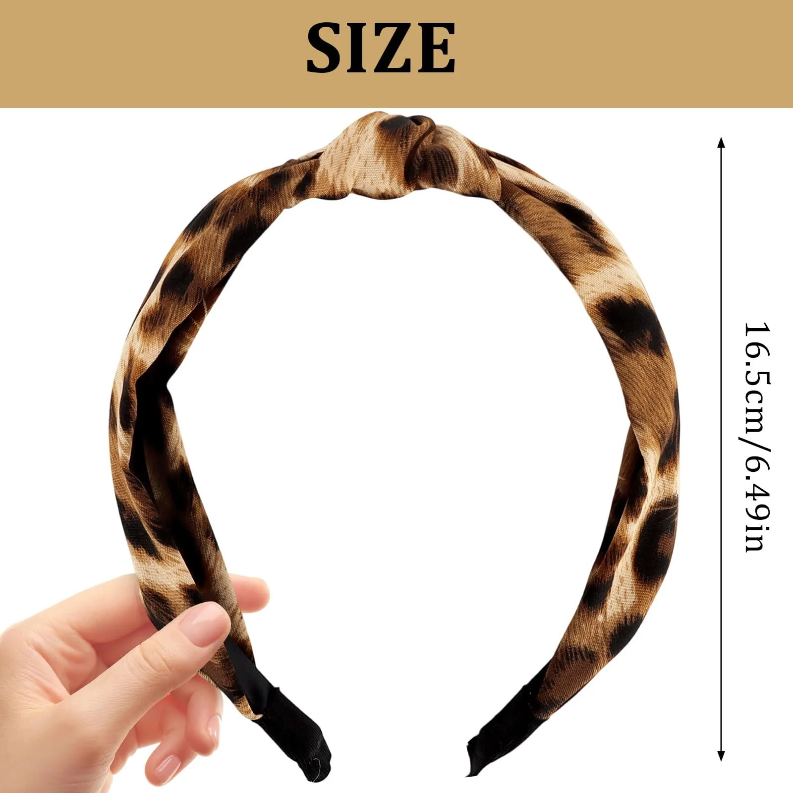 Набір з 3 модних жіночих обручів для волосся Leo для жінок, аксесуари для волосся, фото №2