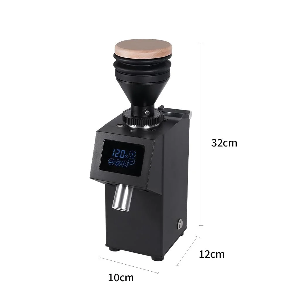 Электрическая кофемолка, коническая, 40 мм, 19 скоростей помола, сенсорное управление, фото №5