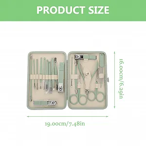 Набор для маникюра Healvian 18 предметов Зеленый цена на synthetic.ua - Фото 1 Набор для маникюра Healvian 18 предметов Зеленый synthetic.ua - Фото 1