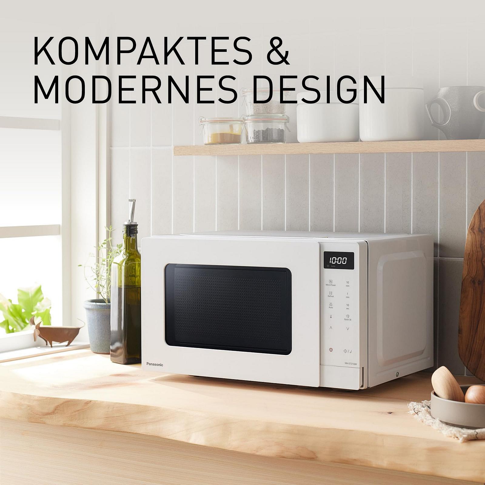 Микроволновая печь Panasonic NN-ST21QWEPG 20 л 800 Вт Белая, фото №7 Микроволновая печь Panasonic NN-ST21QWEPG 20 л 800 Вт Белая, фото №7