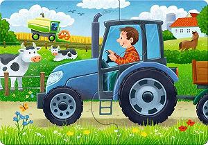 Пазл Ravensburger ministeps 4194 My Very First Puzzle: Vehicles 4 пазли по 2-5 деталей synthetic.ua - Фото 1