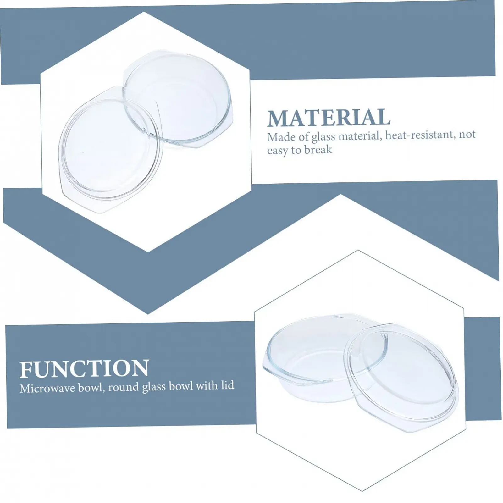 Форма для запекания стеклянная с крышкой для микроволновой печи термостойкая, фото №5 Форма для запекания стеклянная с крышкой для микроволновой печи термостойкая, фото №5