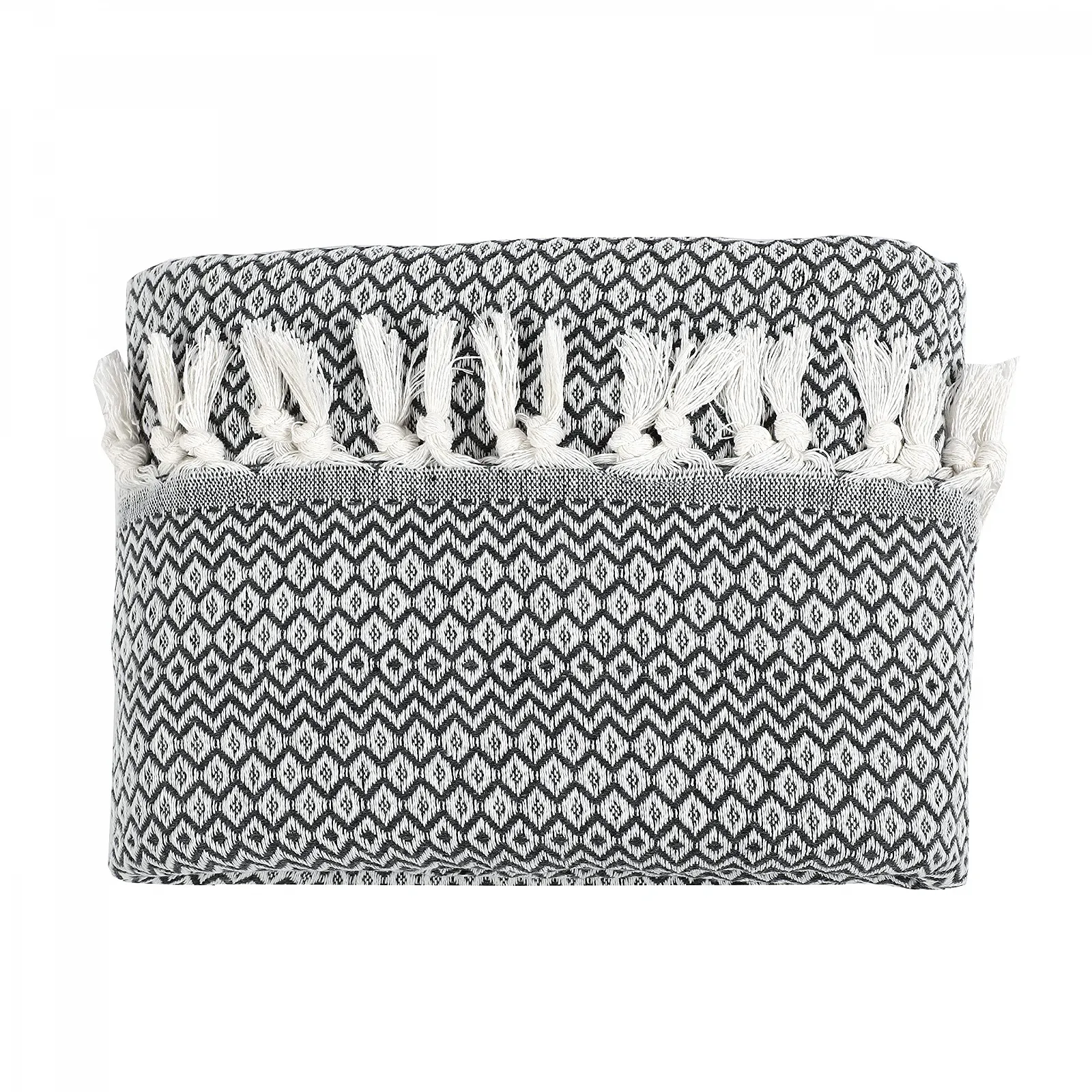 Покривало Tuiste Двоспальне Бавовна Антрацитовий Сірий 200 x 230 см, фото №1