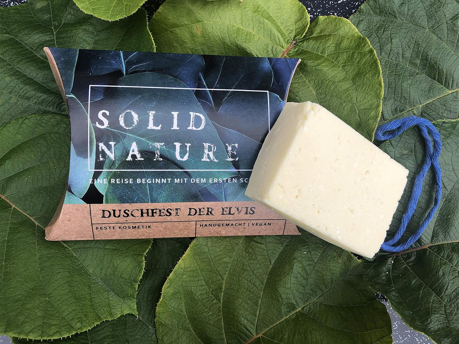 Твердий гель для душу Solidnature DuschFest The Elvis 120 г 1 шт., фото №2