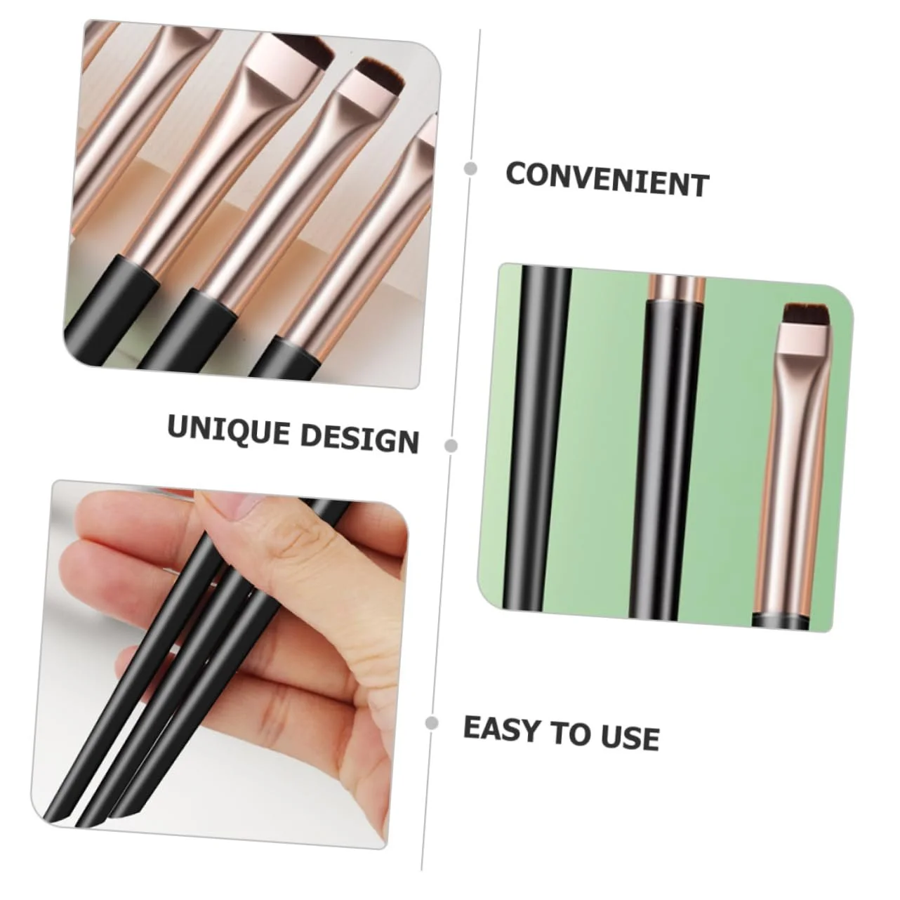 Набор кистей для теней Mikinona Угловая, фото №3